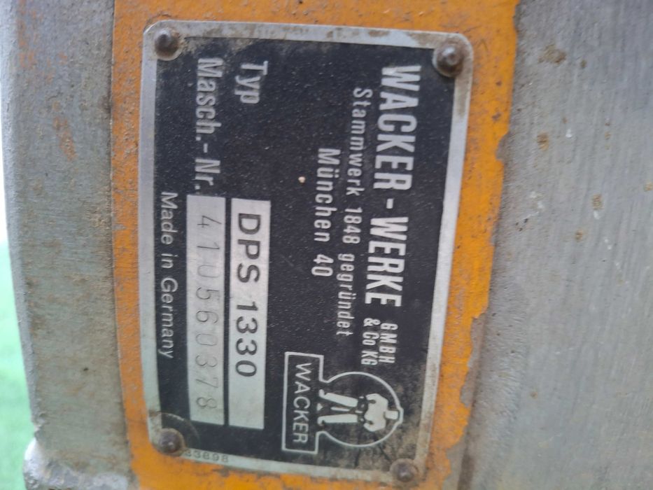 Дизелова трамбовка виброплоча wacker