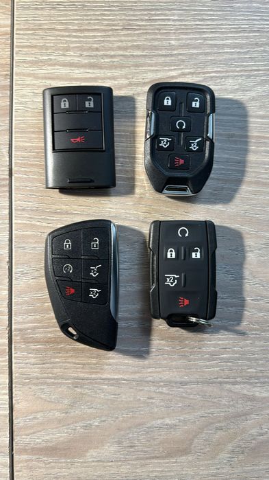 Смарт ключи Chevrolet, GMC, Cadillac