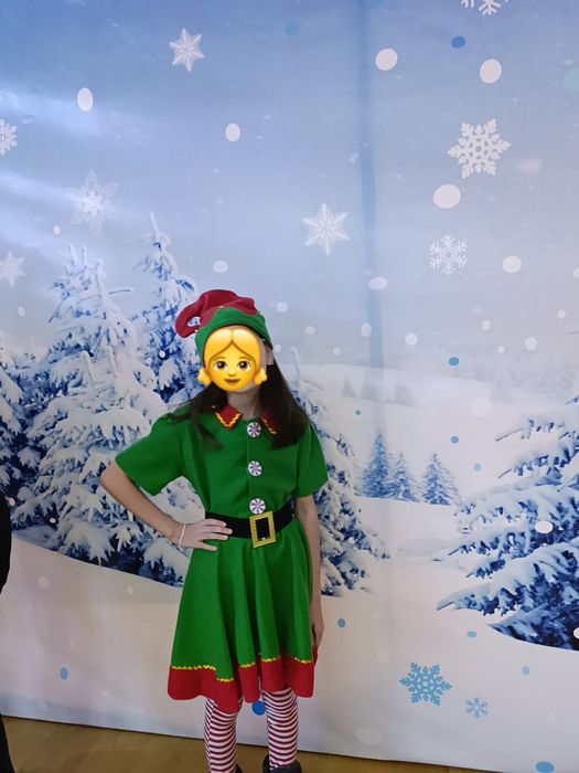 Костюм гномика эльфа девочка