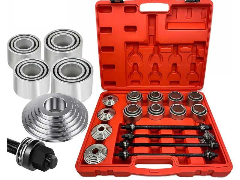 Комплект за набиване и избиване на селенови втулки 28 части НЕМСКИ