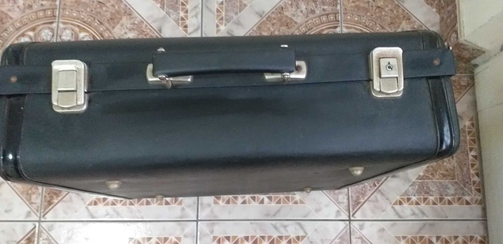 Cufar/toc/lada husa Acordeon 60 de basi vintage/colectie