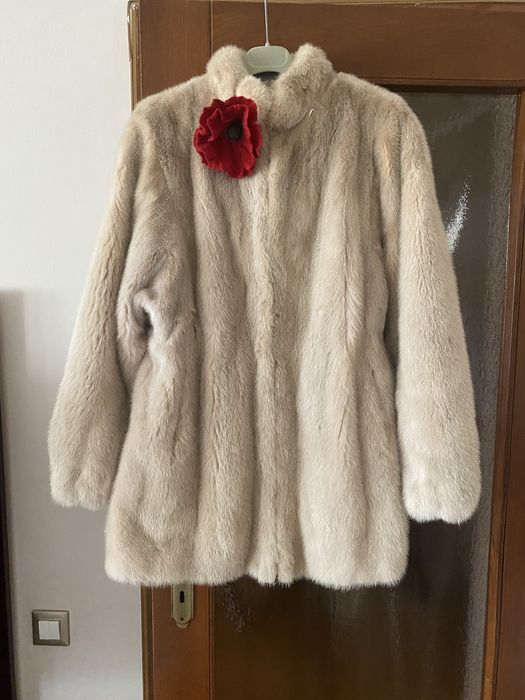 Blana nurca vizon alba marime L