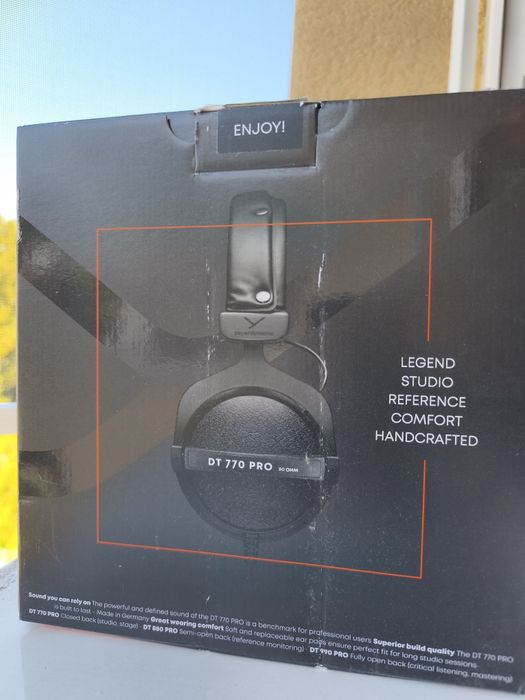 Căști studio professionale Beyerdynamic Dt770 pro 80 ohm