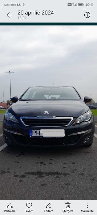 Vând Peugeot 308. 1.6 HDI
