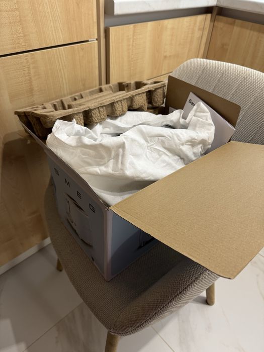 Тостер SMEG сив