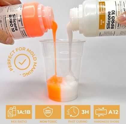 No bubble Нетоксичен течен силикон за леене на молдове/калъпи