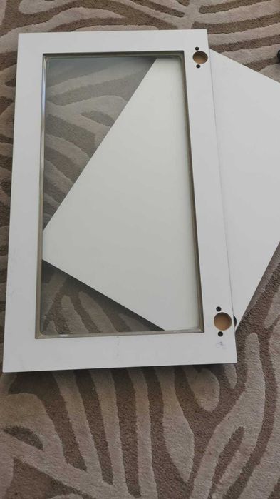 front mdf infoliat mobila bucatarie gri lucios