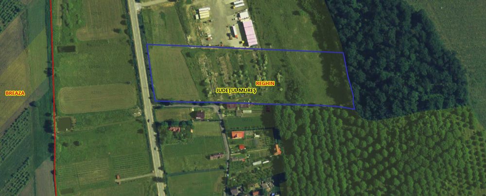 PF teren intravilan Reghin DN 15 A, 24000 mp, Centura Reghin BN