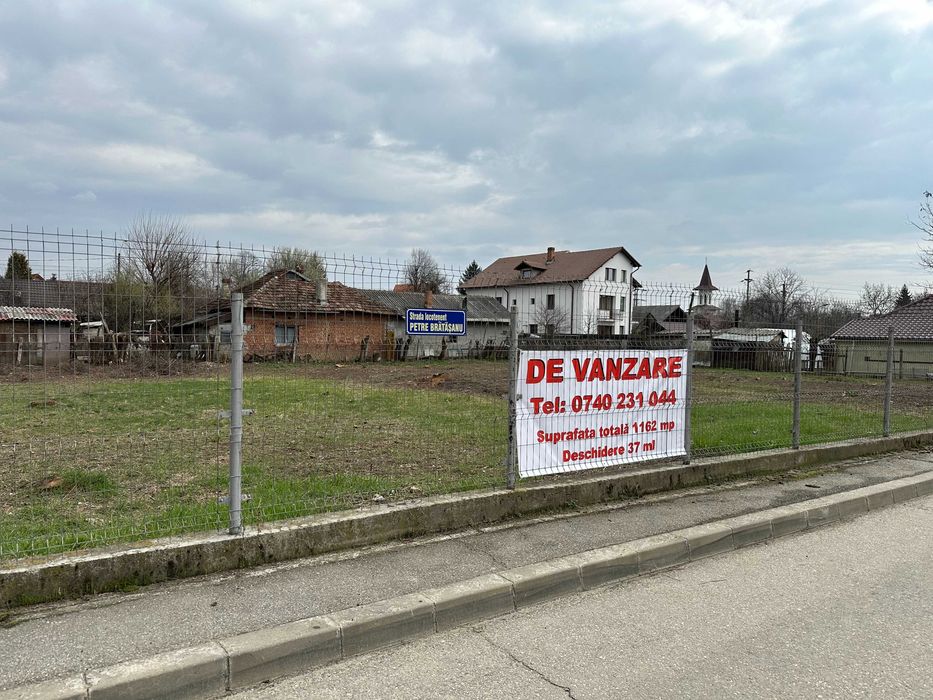 Teren 1.163 mp, Calea Campulung Pitesti - deschidere 32m, pretabil parcelare/dezvoltare