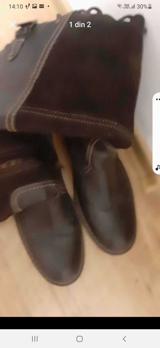 Vând cizme damă din piele si bocanci de protectie noi,vara,toamna,iarn