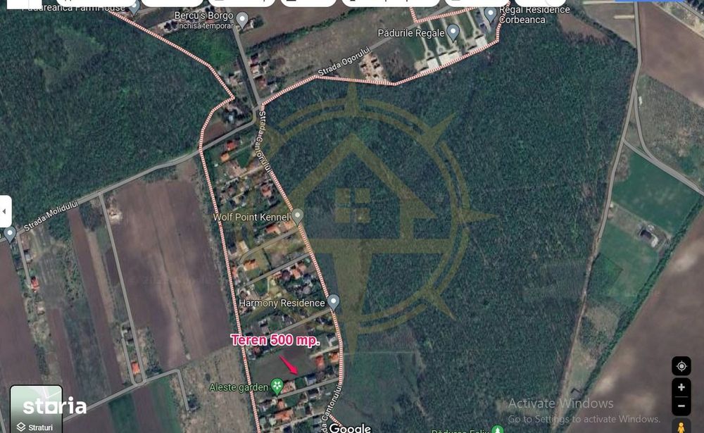 Dom00437 - de vanzare teren intravilan 500 mp langa padure