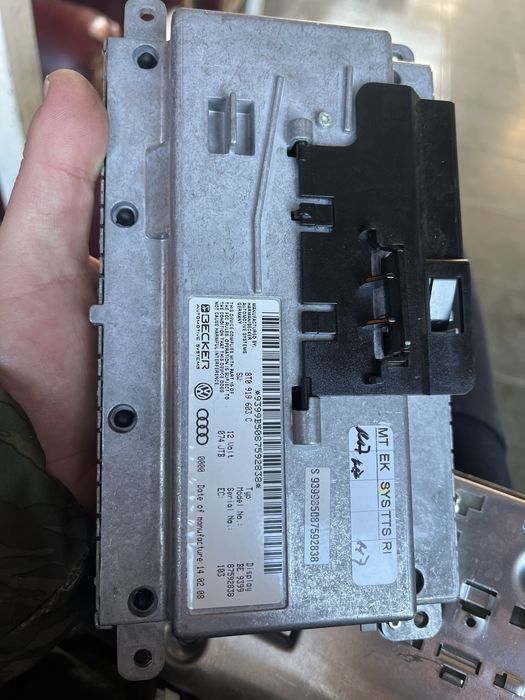 ecran audi a4 b8 cod 8t0919603c