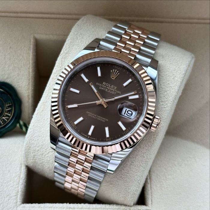 Rolex Datejust 41,mm dial chocolate