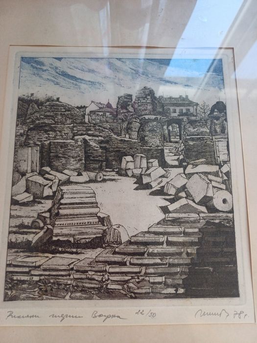 Стара графика на варненският  графика  Тома Томов