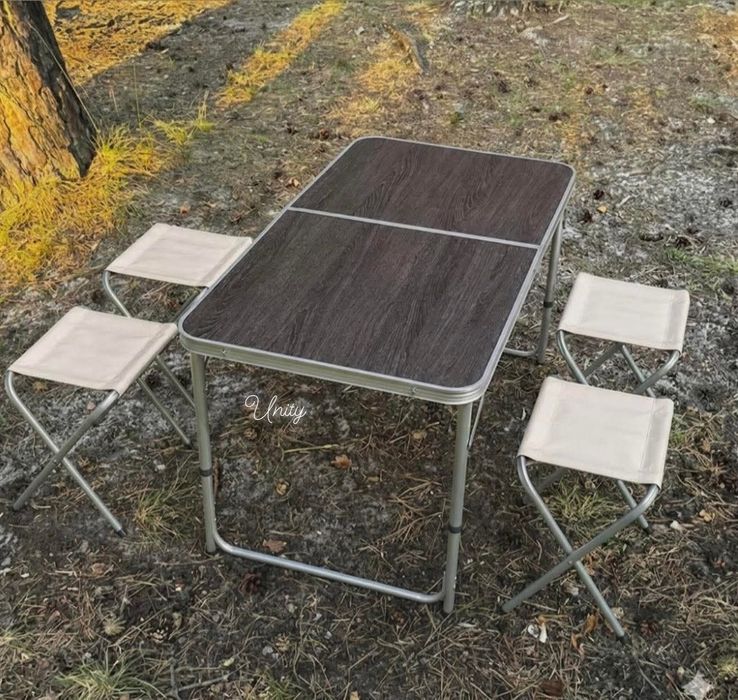Къмпинг маса с 4 стола