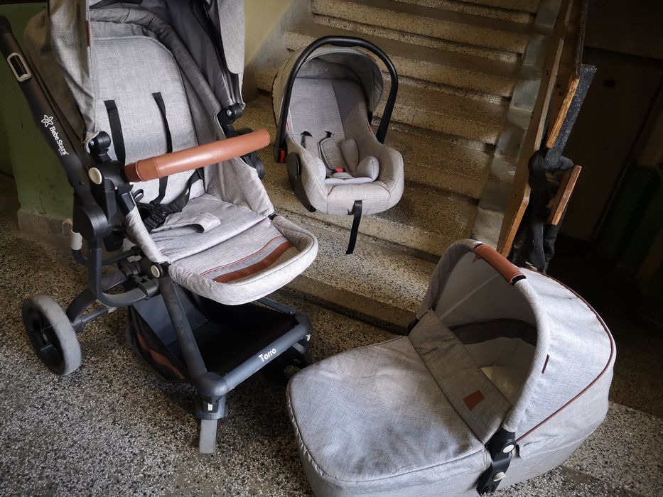 Бебешка количка 3в1 Bebe Stars Torro