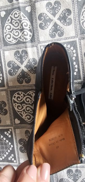 Зимни кожени боти 40 номер