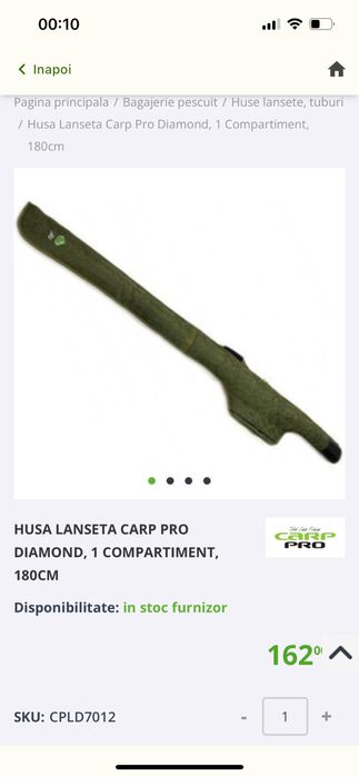 Husa individuala Carp Pro, 210 cm
