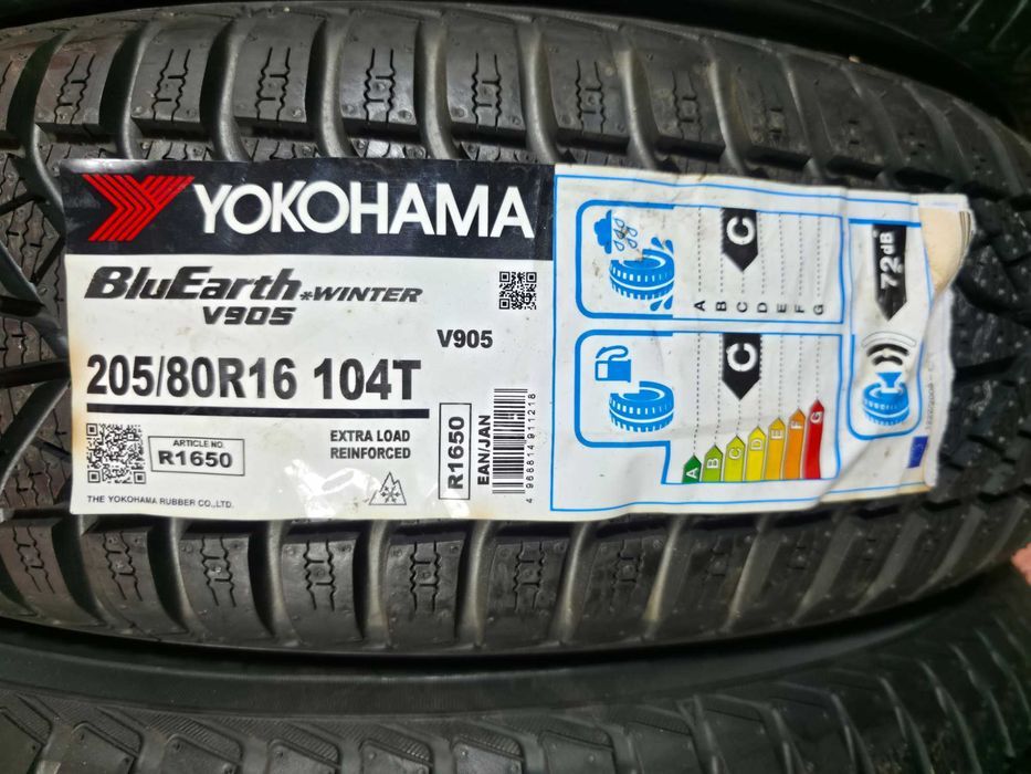 4 Anvelope M+S IARNA  - 205/80/16 - YOKOHAMA - SUV 4x4 - NOU - DOT 2018 ! SUPER PRET !