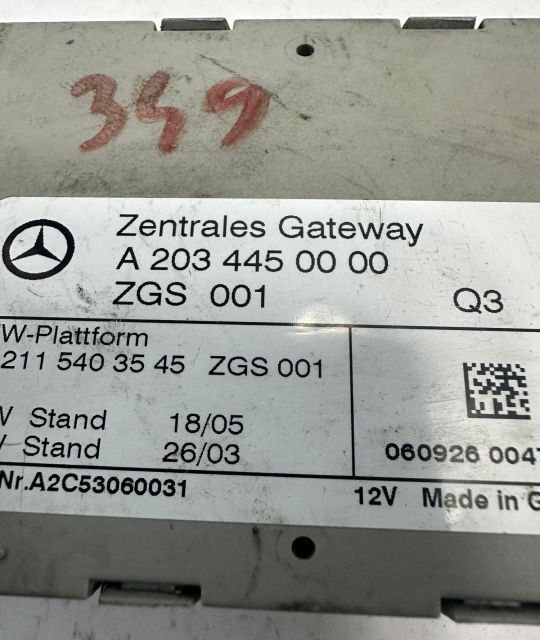 Modul control A2034450000 Mercedes-Benz C-Class W203