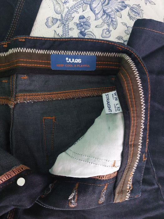 Jeans Jules, mărimea 26, noi, bleu petrol