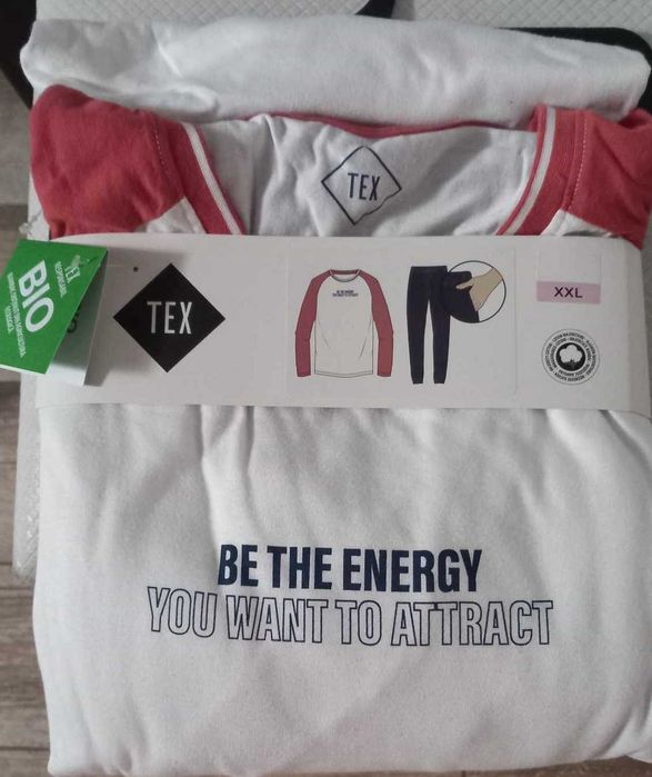 Pijama Tex, bio pentru barbati - M XXL -  nou cu etichetă!