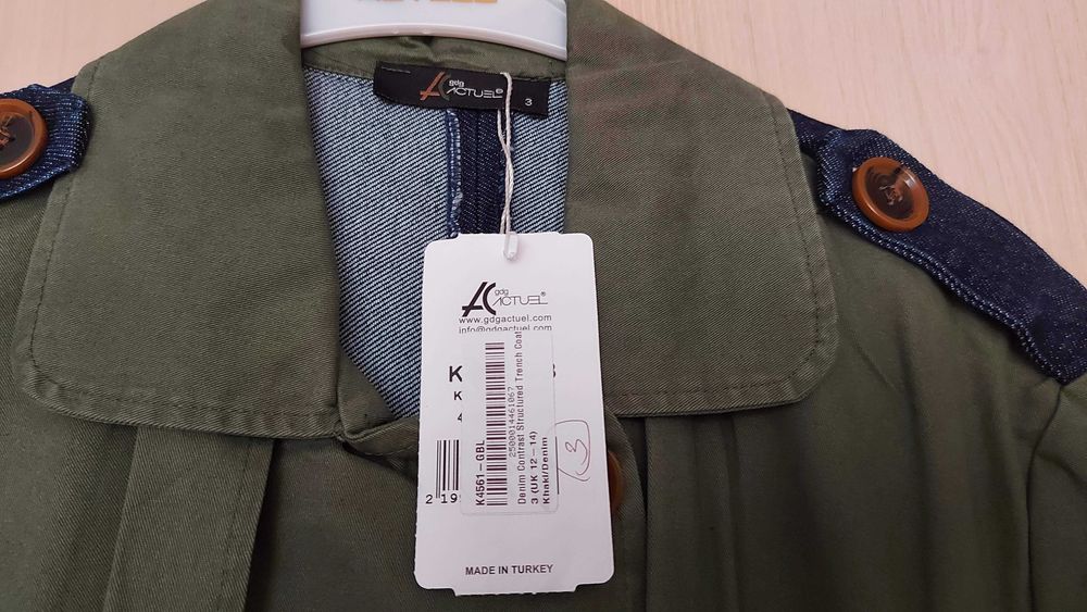 Дамско дънково манта