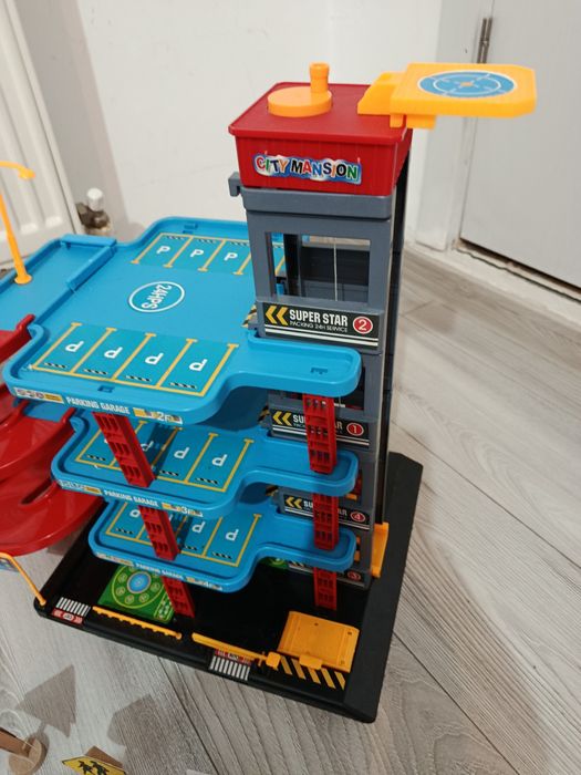 Parcare jucărie semne de circulație traseu pentru băieți