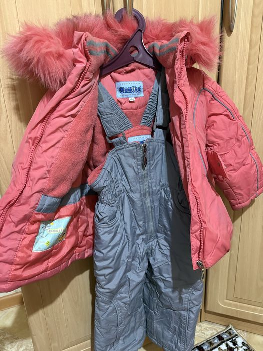 Комбенизон девочковый зима