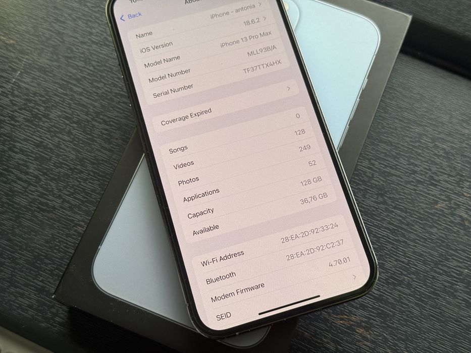 Iphone 13 Pro Max 128gb Sierra Blue Fullbox