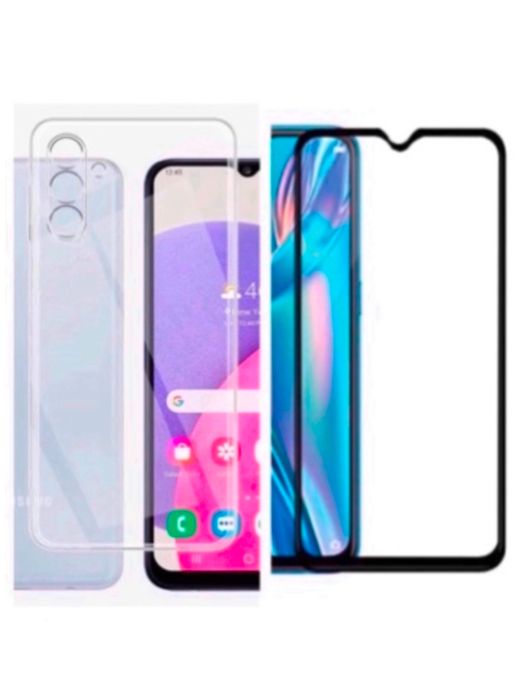 Samsung  S20 S21 S23 S24 S25 FE Pachet Husa Silicon + Folie Sticla Premium HD