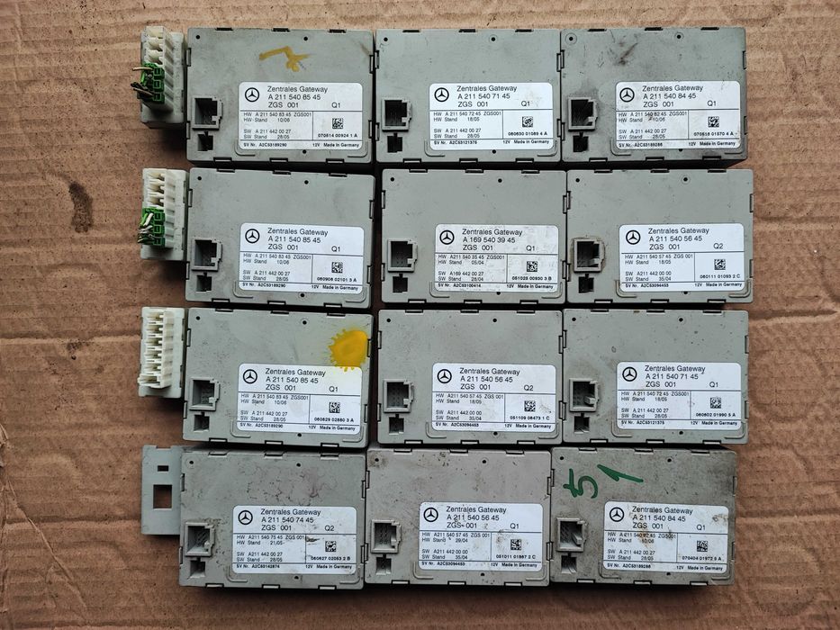 Модули релета блокове от Мерцедес