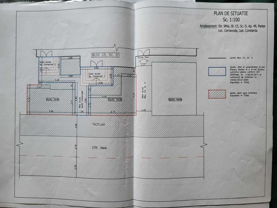 De vanzare - spatiu comercial stradal - compartimentat in 2 parti distincte