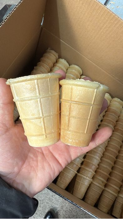 Рожки для мороженого стаканчики