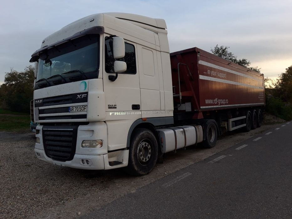 Vând camion DAF + Benă cereale