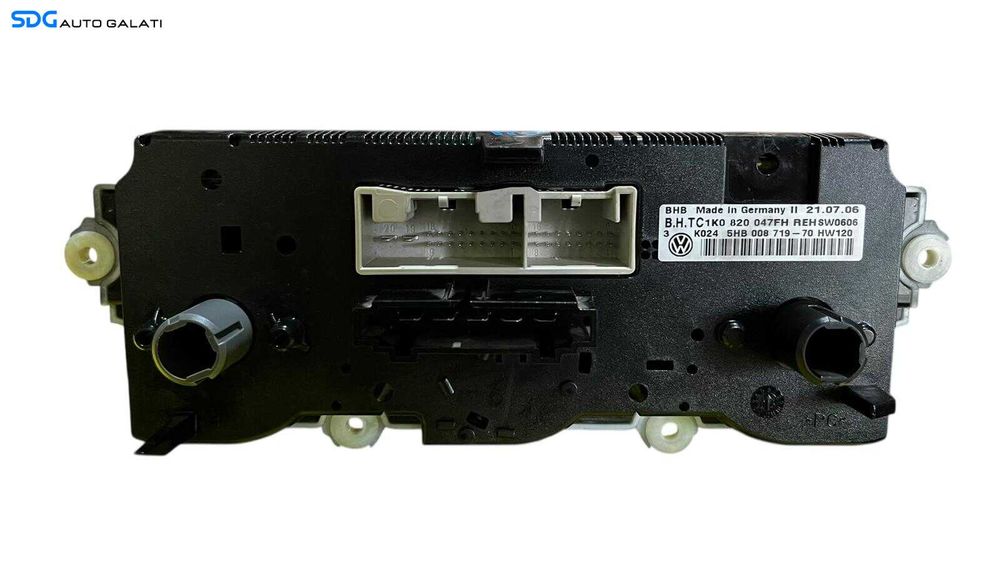 Panou Modul Unitate Comanda AC Aer Conditionat Clima Climatic Volkswagen Jetta 3 MK3 2005 - 2011 Cod 1K0820047FH 5HB008719 [LC0585]