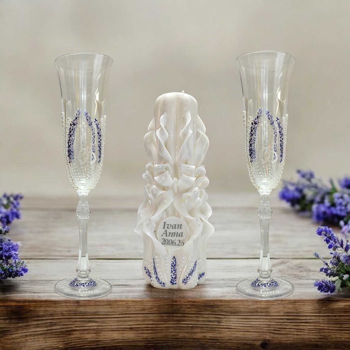 Персонализирани сватбени чаши