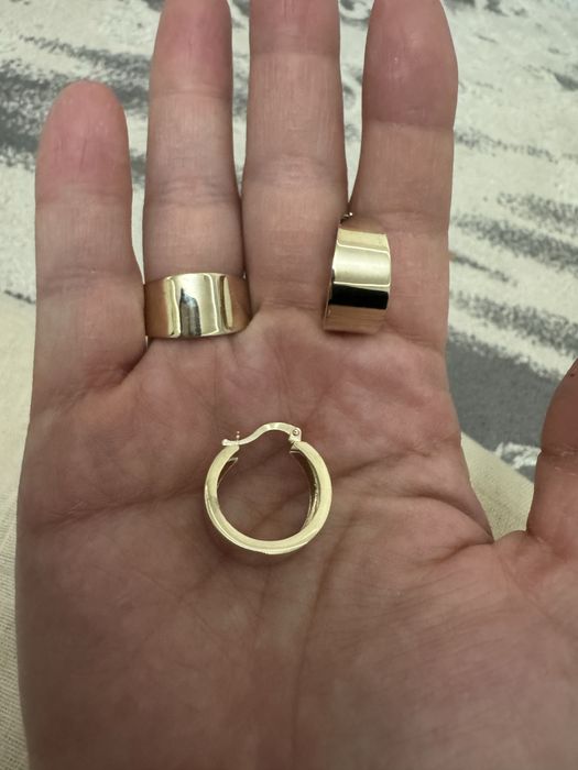 Комплект 585 желтое золото