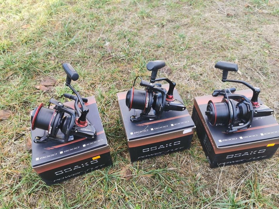 Три шарански макари 11лагера и червячна предавка Power Surf 9000/8000