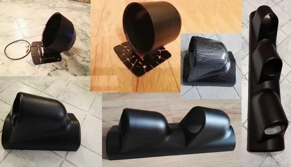 Бустметър,2 бара,с мап сензор,механичен,2 модела,52мм,60мм,Boostmeter