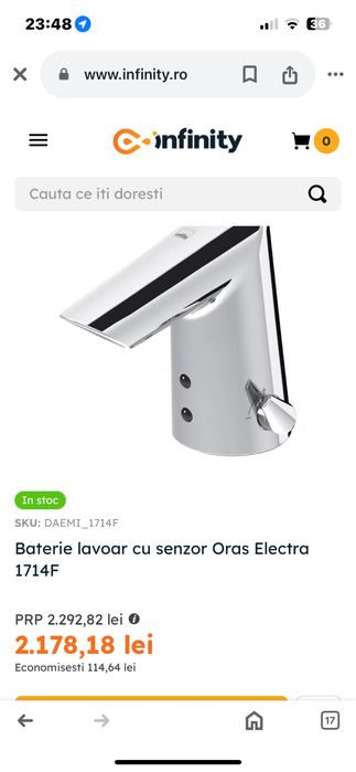 Baterie chiuveta si baterie dus ORAS OPTIMA-Nr.1 in lume