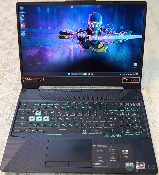 Игровой ноутбук ASUS TUF Ryzen 7-4800H/ОЗУ 8гб/RTX3050 4гб/SSD 715гб