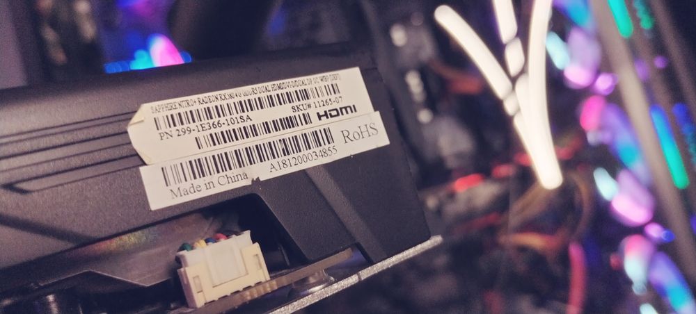 Placa Video AMD RX 580 Sapphire Nitro 4GB