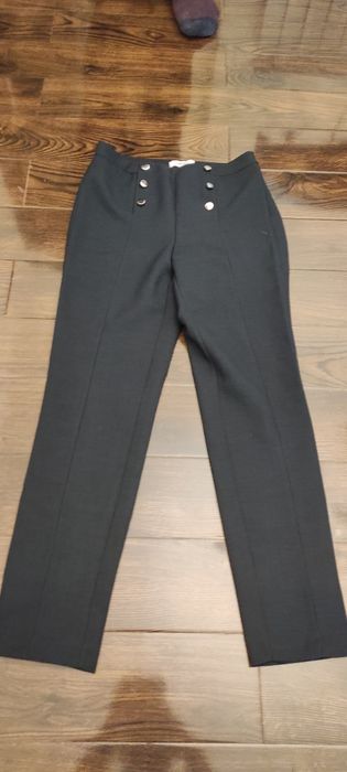 Новые два темно синие брюки классические Турция S