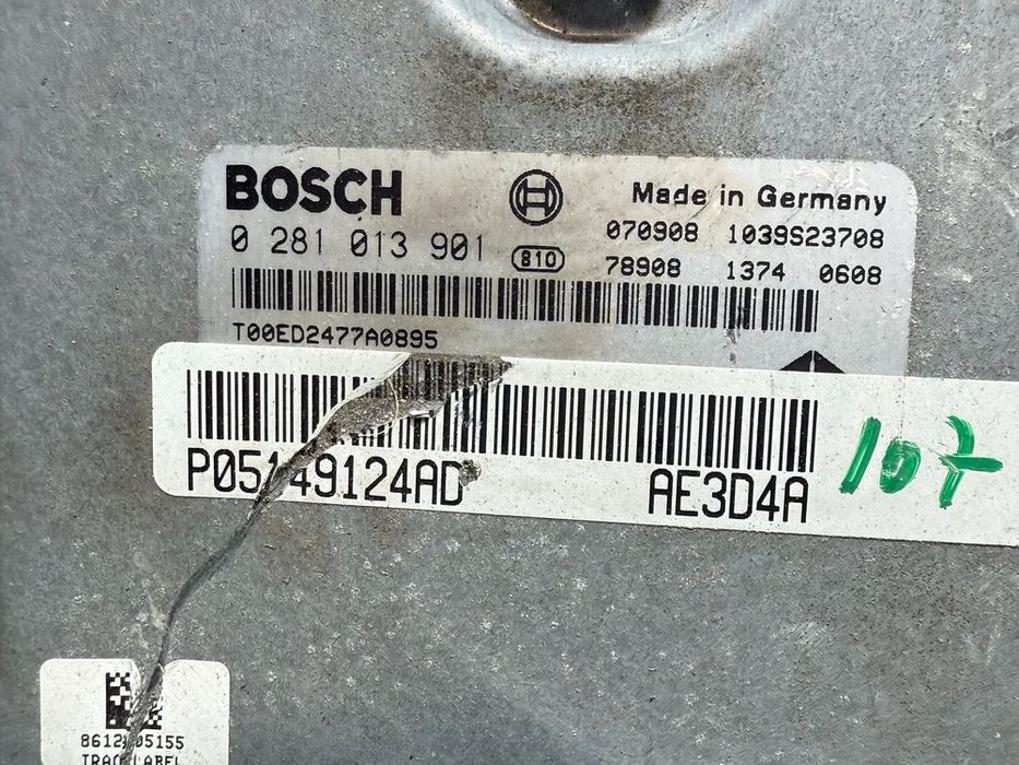 CALCULATOR MOTOR ECU CHRYSLER 300C CRD 3.0 DIESEL 2009 COD OEM 0281013901 / P05149124AD / BERLINA 2006-2010