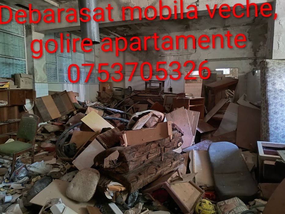 Servicii de curățenie apartamente eliberare orice tip de deșeu