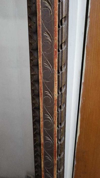 Oglinda cristal f. mare 240cmX90 cm, rama din lemn masiv de 7 cm, 1928