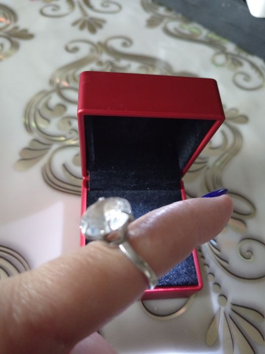 Серебряное кольцо женское 20 размер