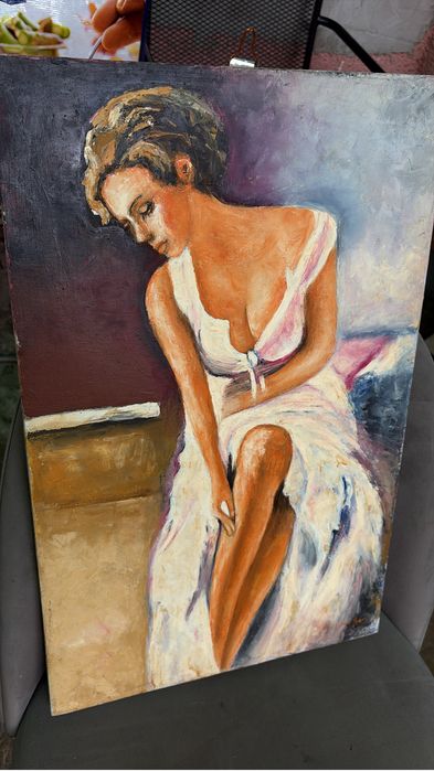 Vand tablou pictat in ulei .Pictura impresionanta a lui Cimpoianu iasi