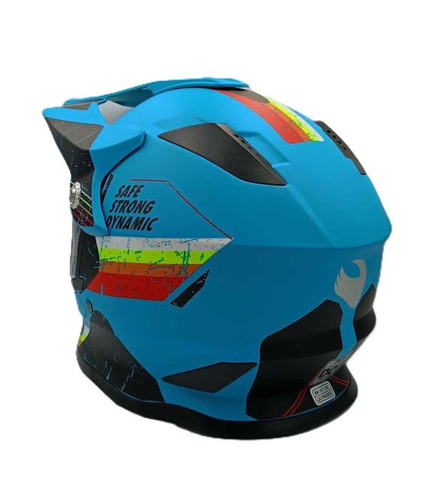 Детска каска с визьор мотокрос ендуро атв